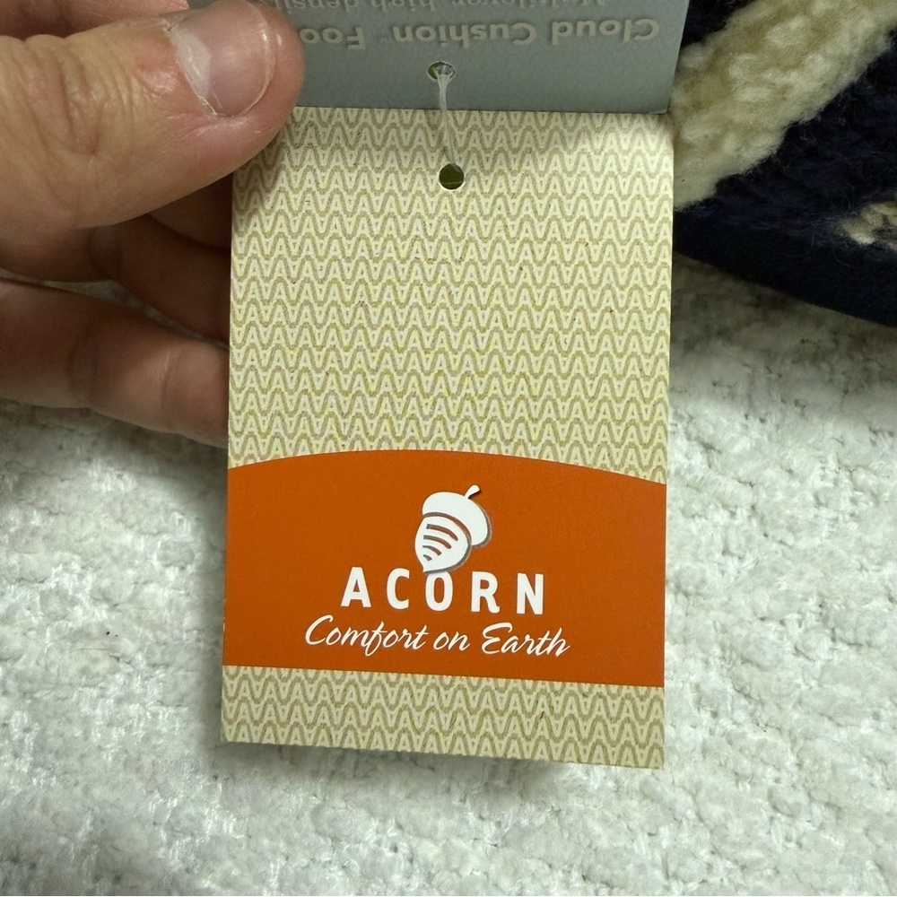 Acorn Nordic Moccasin Slippers Women’s Size 6.5-7.5 NWT - Picture 12 of 14